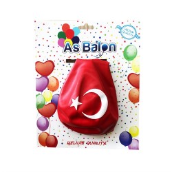 20İnç Türk Bayrağı Jumbo Balon