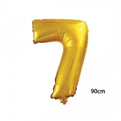 40inç 7 Rakamı Folyo Balon Gold 90cm