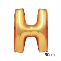 40inç H Harfi Folyo Balon Gold 90cm