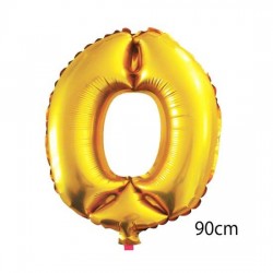 40inç O Harfi Folyo Balon Gold 90cm