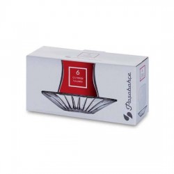 Paşabahçe 54321 6'lı Basic Optikli Kare Çay Tabağı