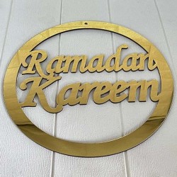 Ramadan Kareem Yazılı Asma Süs